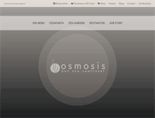Tablet Screenshot of osmosis.com